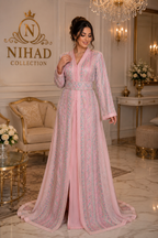 Le Caftan Palais de Rosée | NIHAD COLLECTION