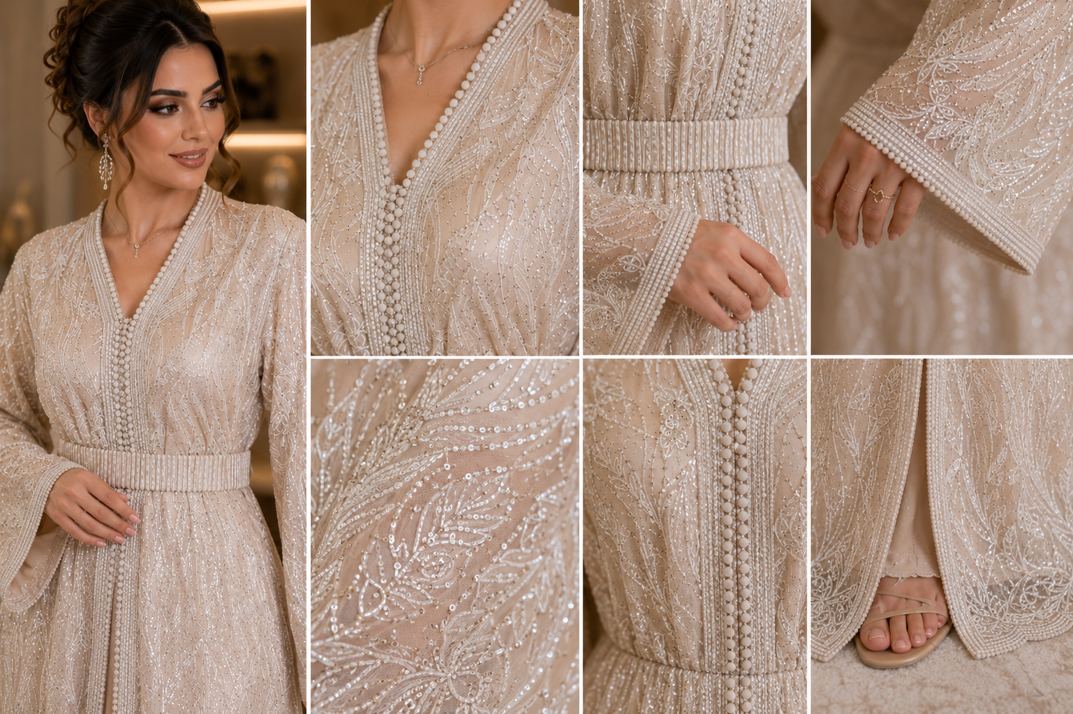 Le Caftan Nacre Impériale