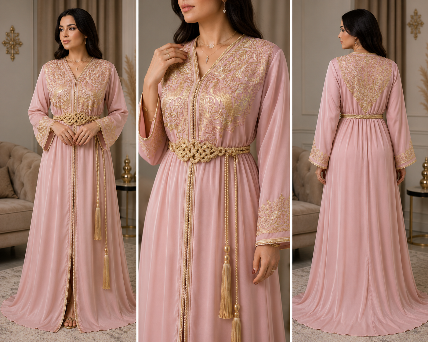 Caftan Impérial Paon