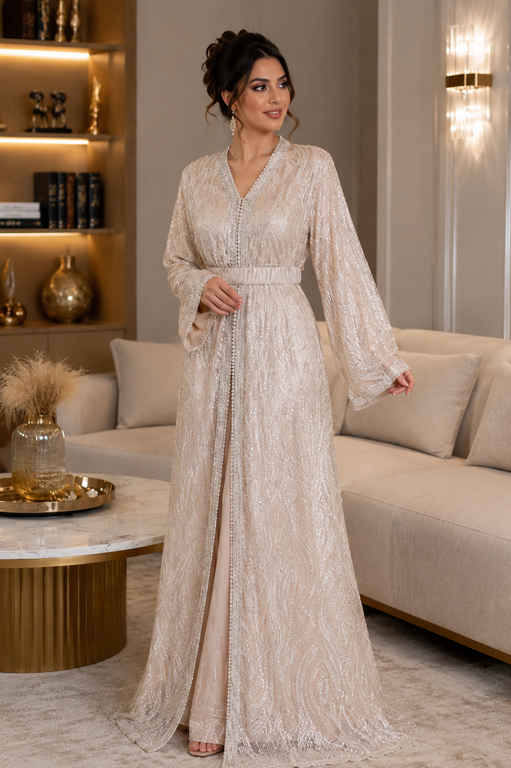 Le Caftan Nacre Impériale