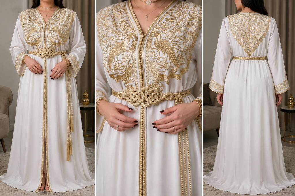 Caftan Impérial Paon